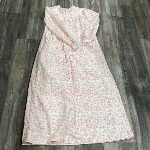 Vintage Flannel Floral Nightgown - Picture 1 of 4